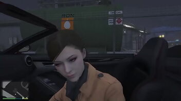 Ada Wong in GTA V, street escort in 3D hentai